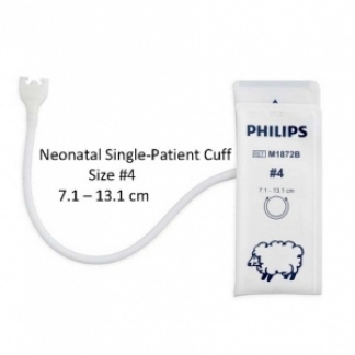 Disposable Neonatal NIBP Cuff No 4 (7.1cm-13.1cm)