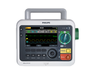 Efficia DFM100 Defibrillator cw ECG and Trolley